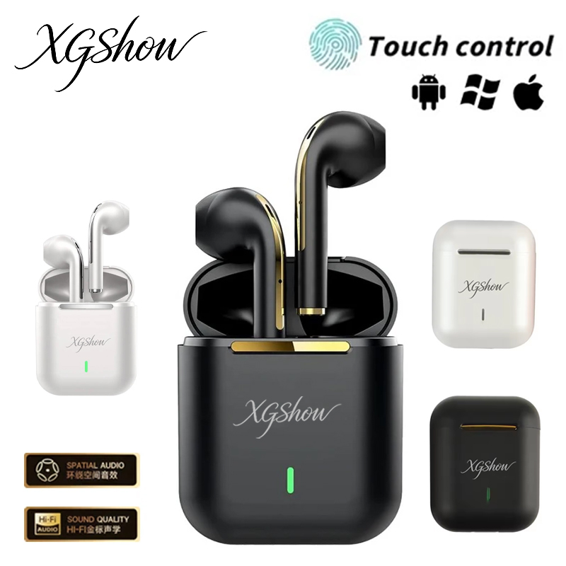 Bluetooth Headset On Ear - Original XGSHOW J18 TWS Wireless Earphones