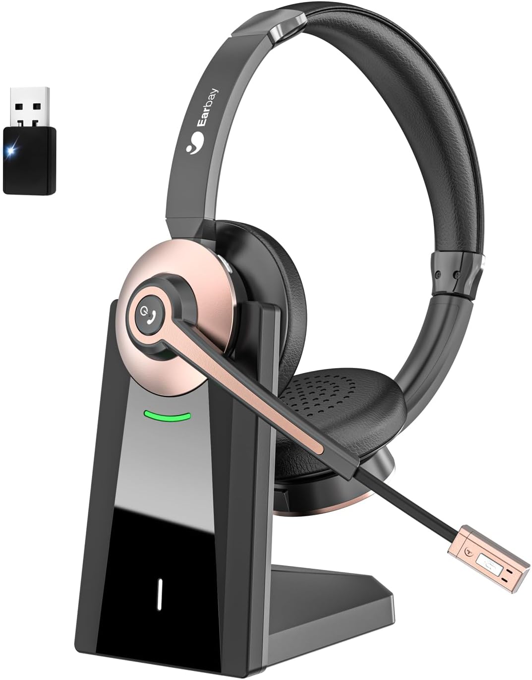 Noise Cancelling Headphone - Wireless Headset with Mic, Noise Canceling