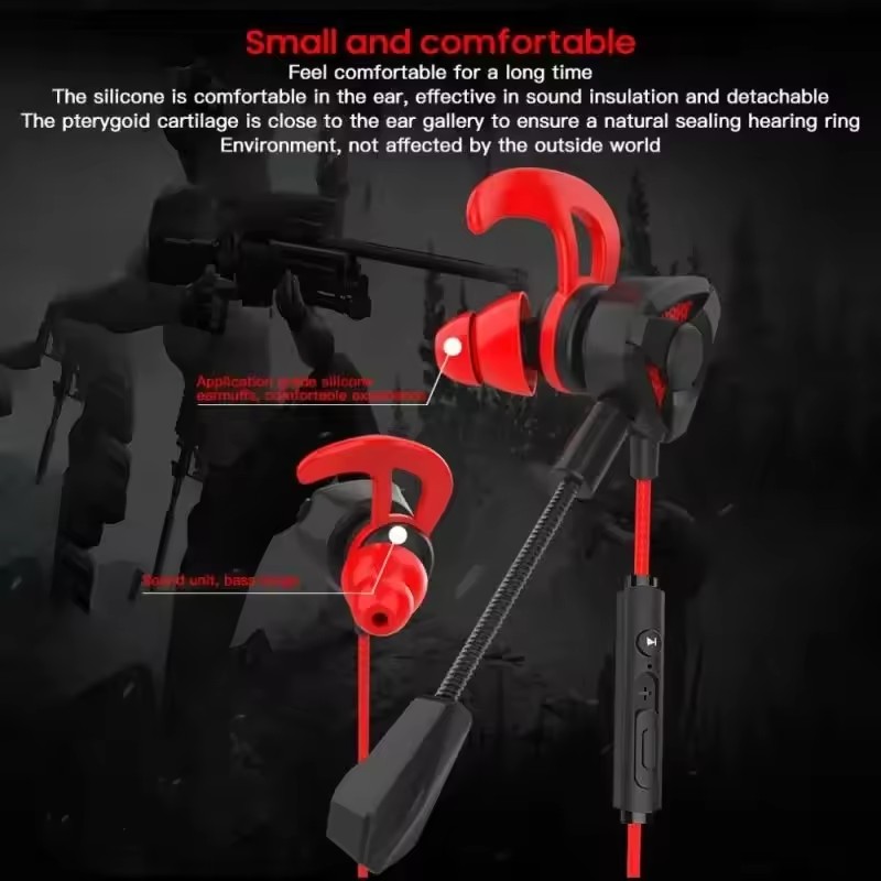 Headset Gamer Headphones Wired - Wired Earphone Mic recension och pris
