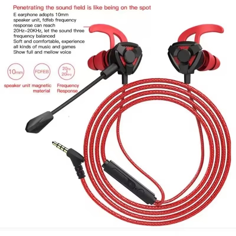 Headset Gamer Headphones Wired - Wired Earphone Mic recension och pris