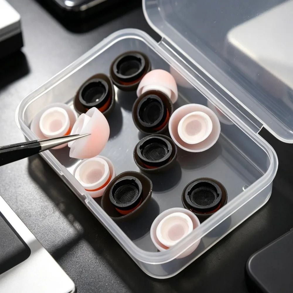 1Box 3Pairs Silicone Ear Plugs - Silicone Ear Tip Replacement recension och pris