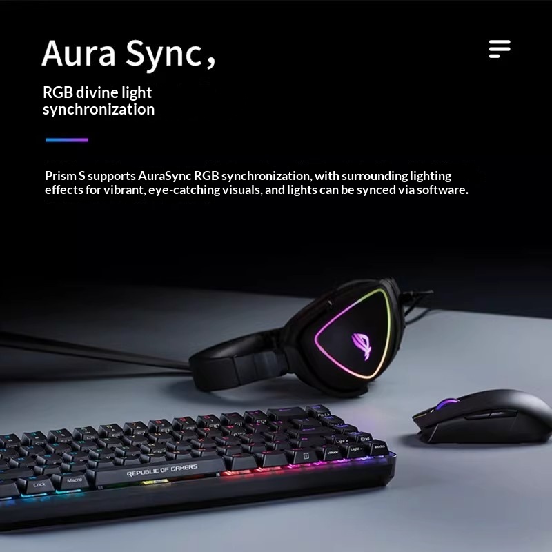 ROG Prism Lightweight Over-Ear - Gaming Headset Rgb recension och pris