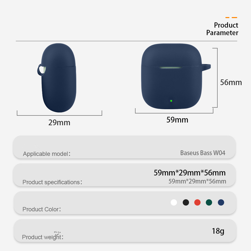 For JBL Endurance Peak 4 Case  - Earbuds Charging Case recension och pris