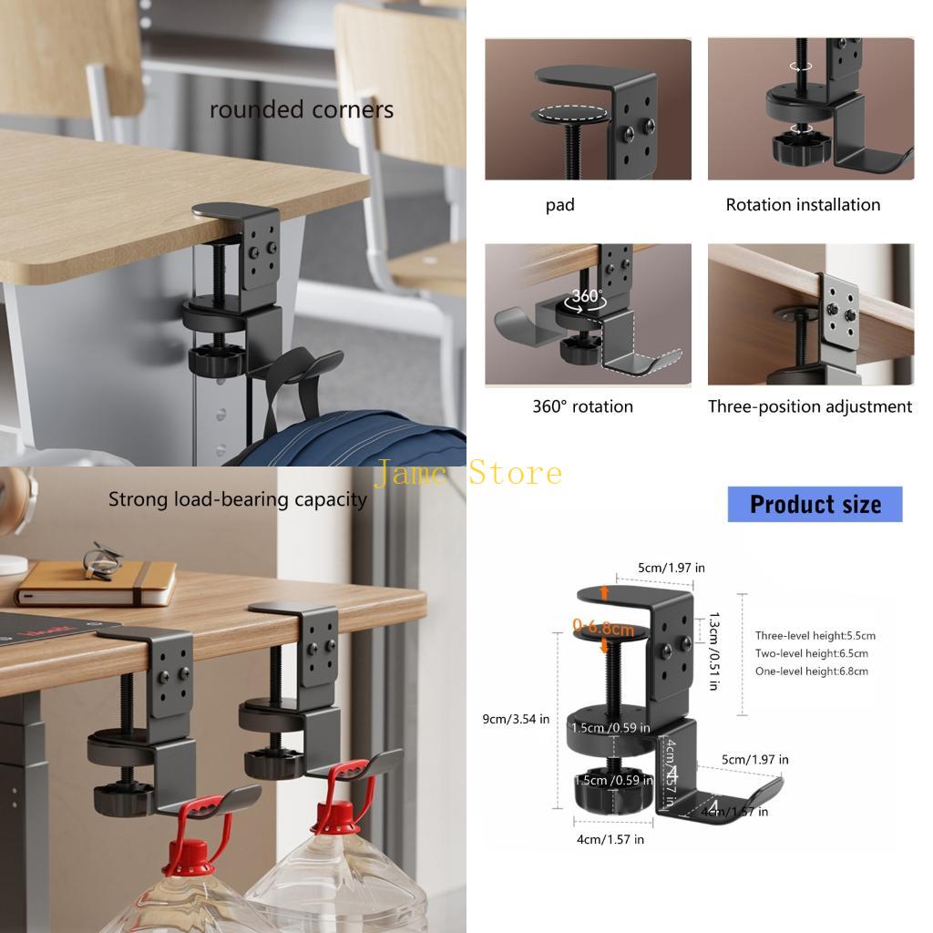 LX0B Heavy Duty 360°Swivel Hoo - Headphone Stand Desk recension och pris