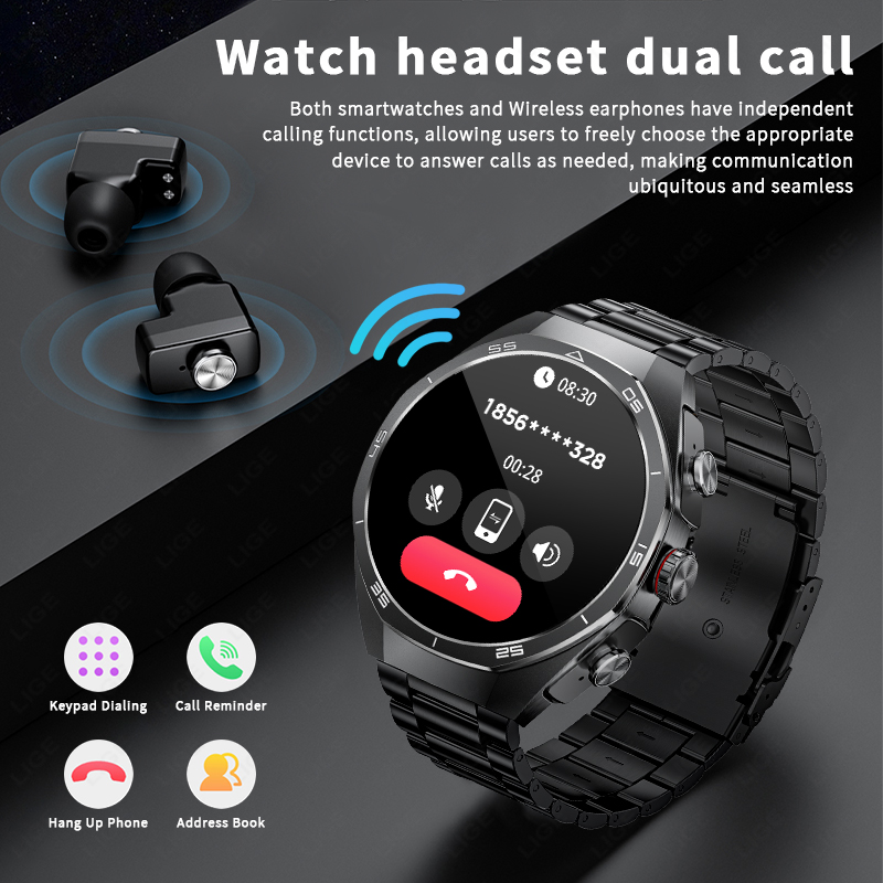 TWS Music Watches Earbuds Smar - Earbuds Charging Case recension och pris