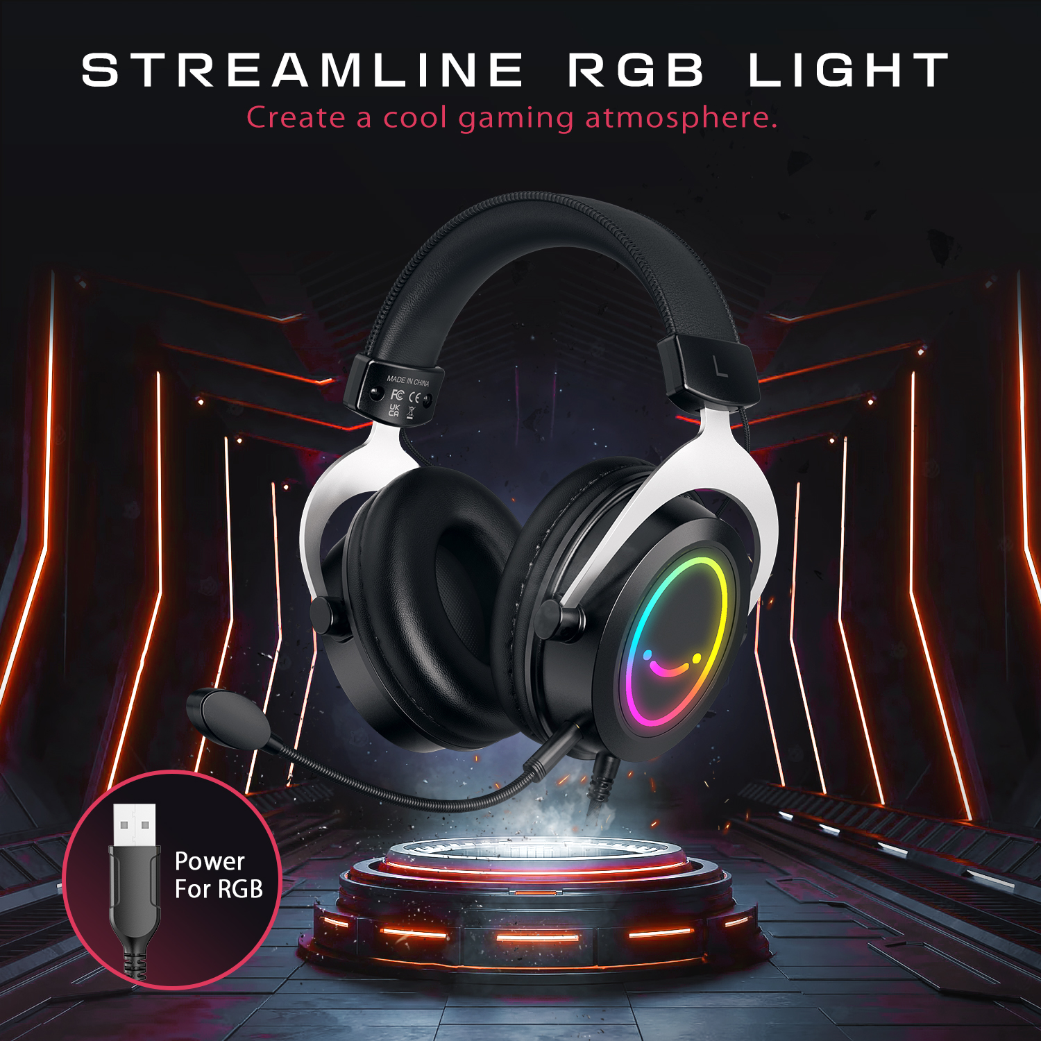 FIFINE Gaming Headpset with Dy - Gaming Headset Rgb recension och pris