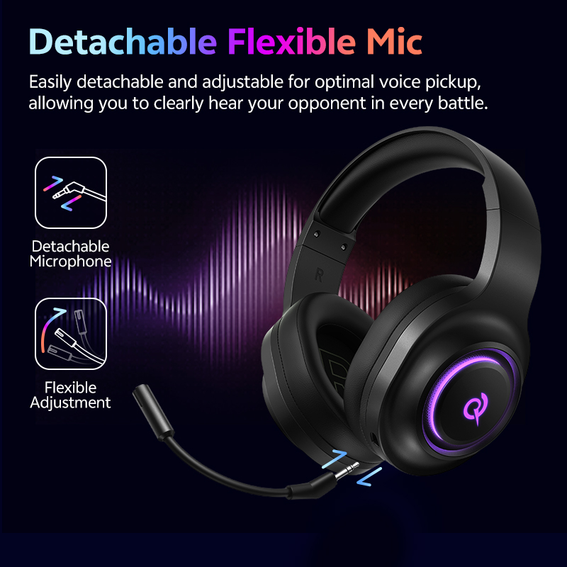 QCY Heroad V200 BH25H4GMA Gami - Gaming Headset Rgb recension och pris