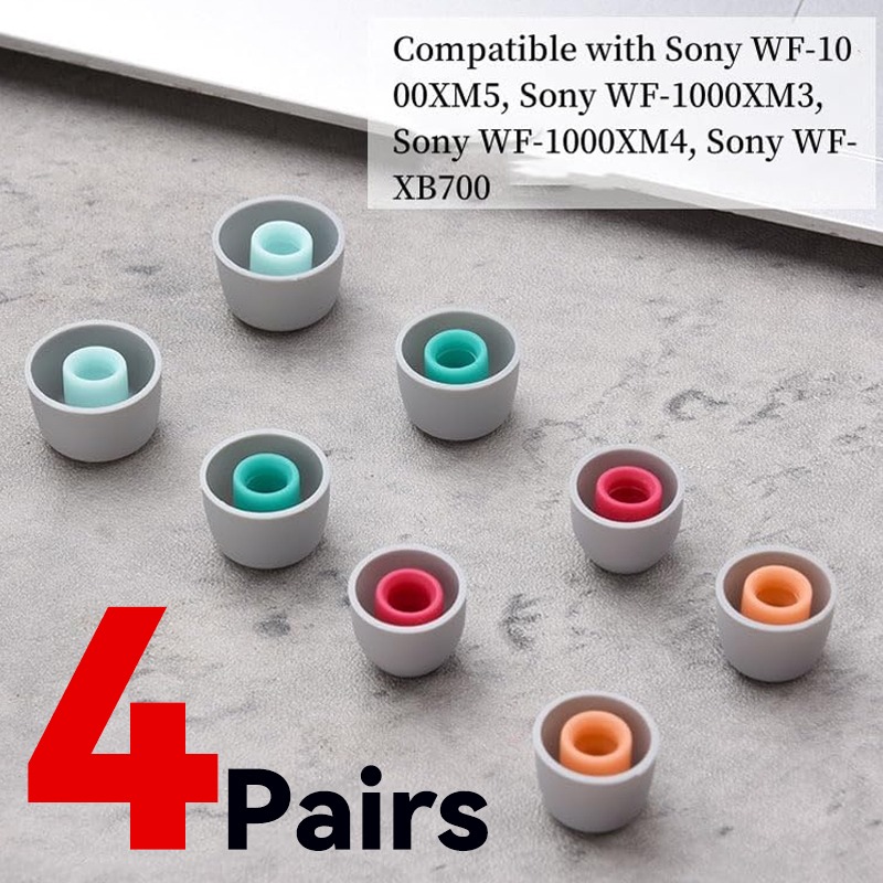 4/1Pairs for Sony Headphone Si - Silicone Ear Tip Replacement recension och pris