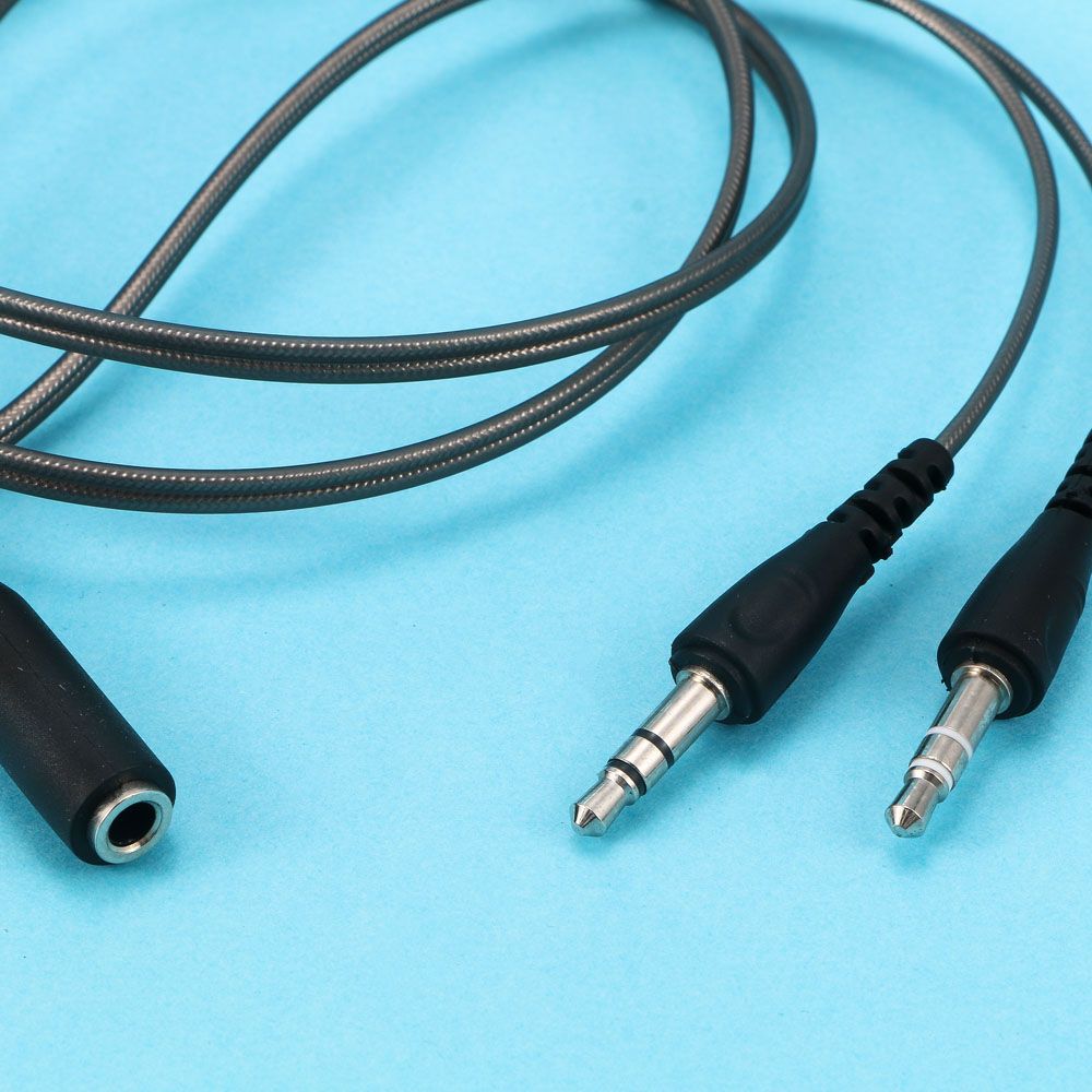 1M 3.5MM Female To 2 Male PC A - Earphone Splitter Jack recension och pris