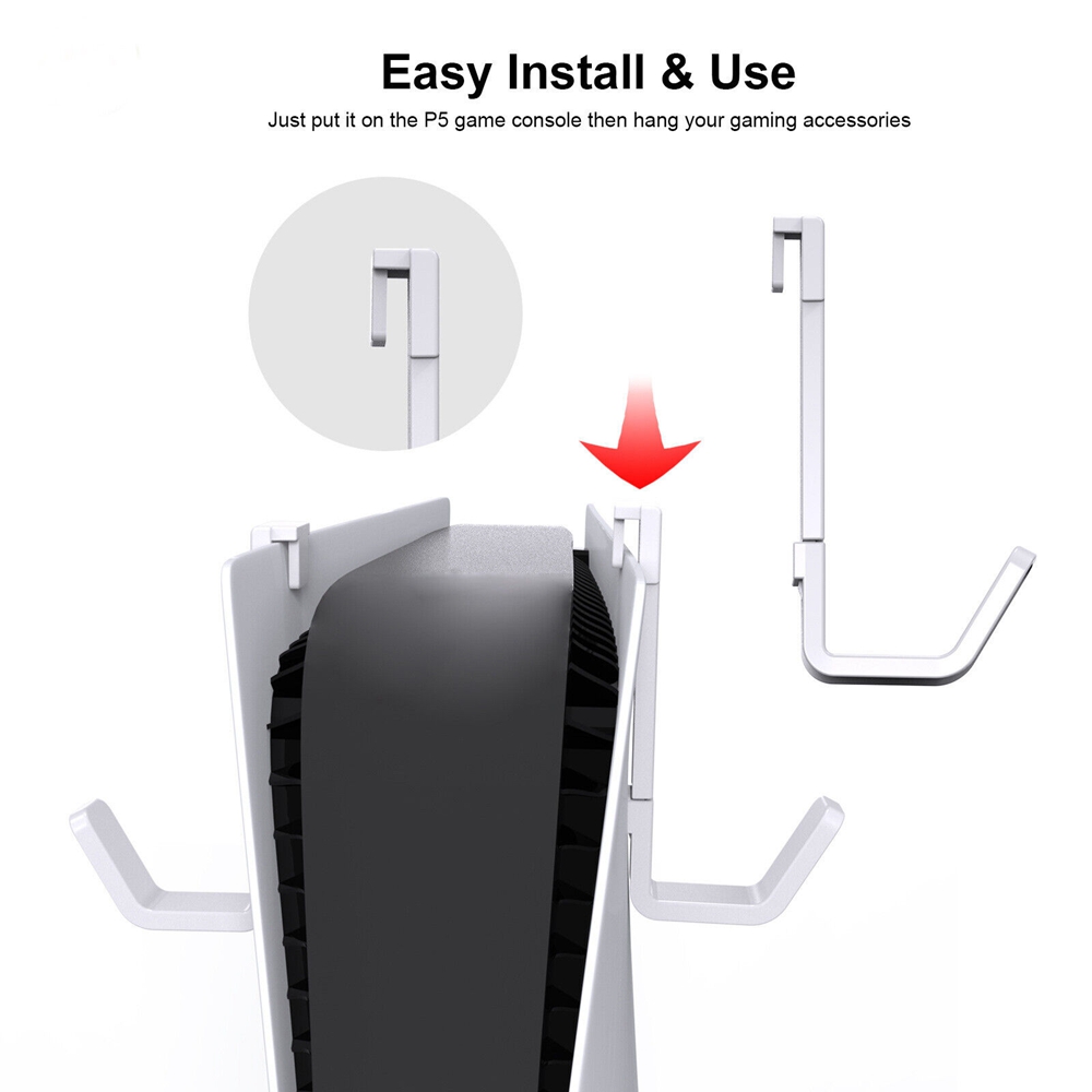 For PS5 Pro PS5 Slim Accessori - Headphone Stand Desk recension och pris