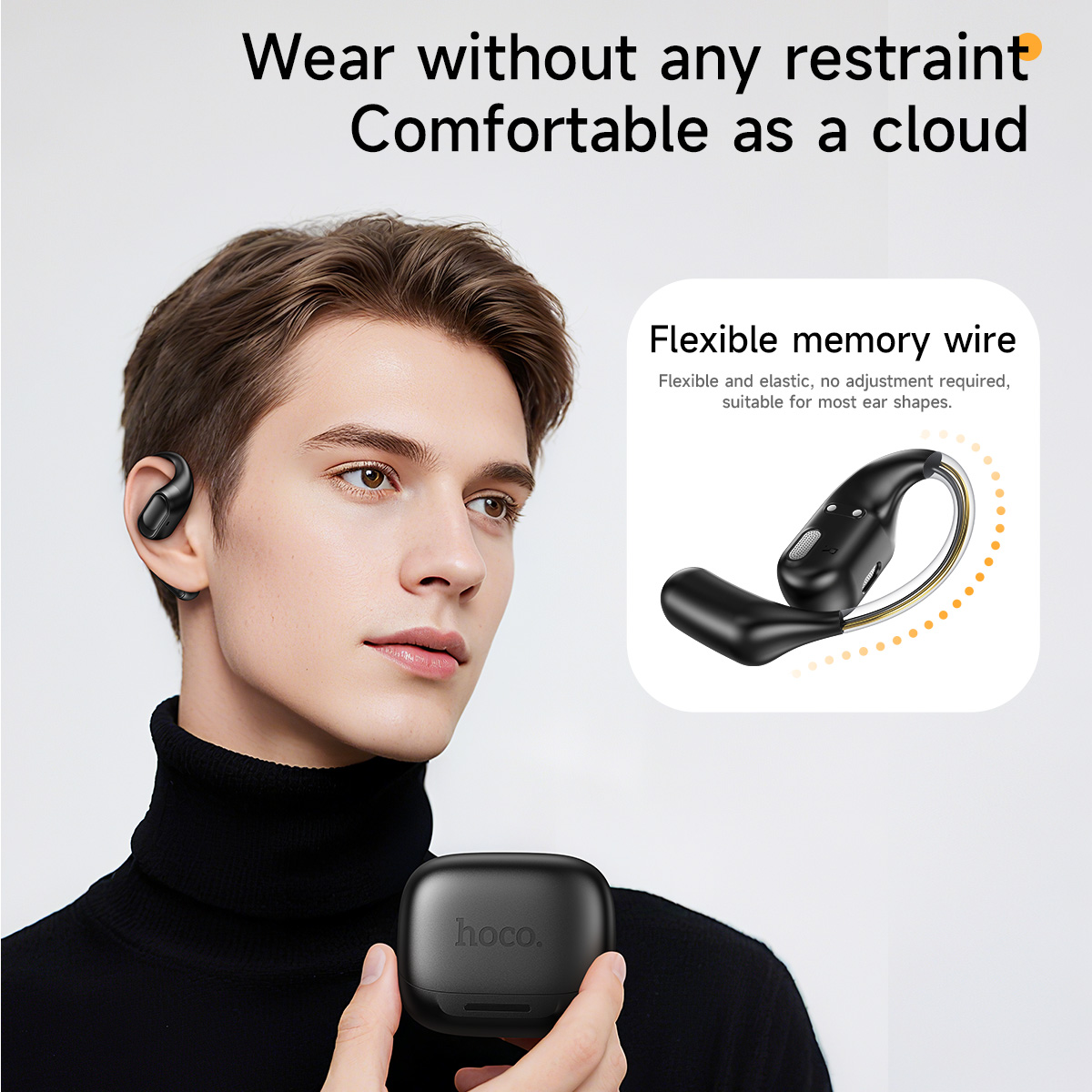 HOCO Open-Ear Wireless Bluetoo - Sports Earphone Hook recension och pris