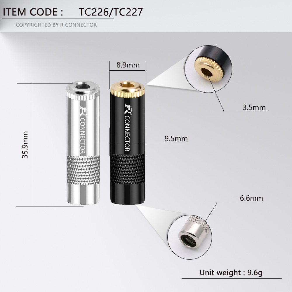 10pcs Audio 3.5mm/6.35mm Jack  - Audiophile Headphone Wired recension och pris