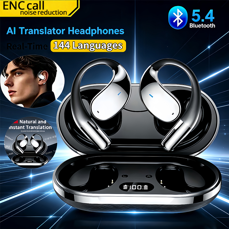 2026 New AI Translation Earbud - Bluetooth Headset On Ear recension och pris