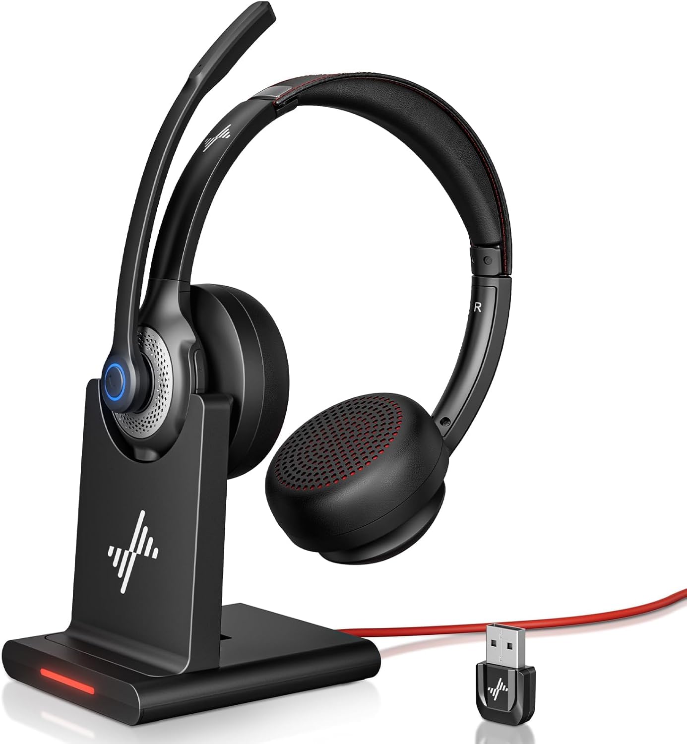 Bluetooth 5.2 Headset with Mic - Bluetooth Headset On Ear recension och pris
