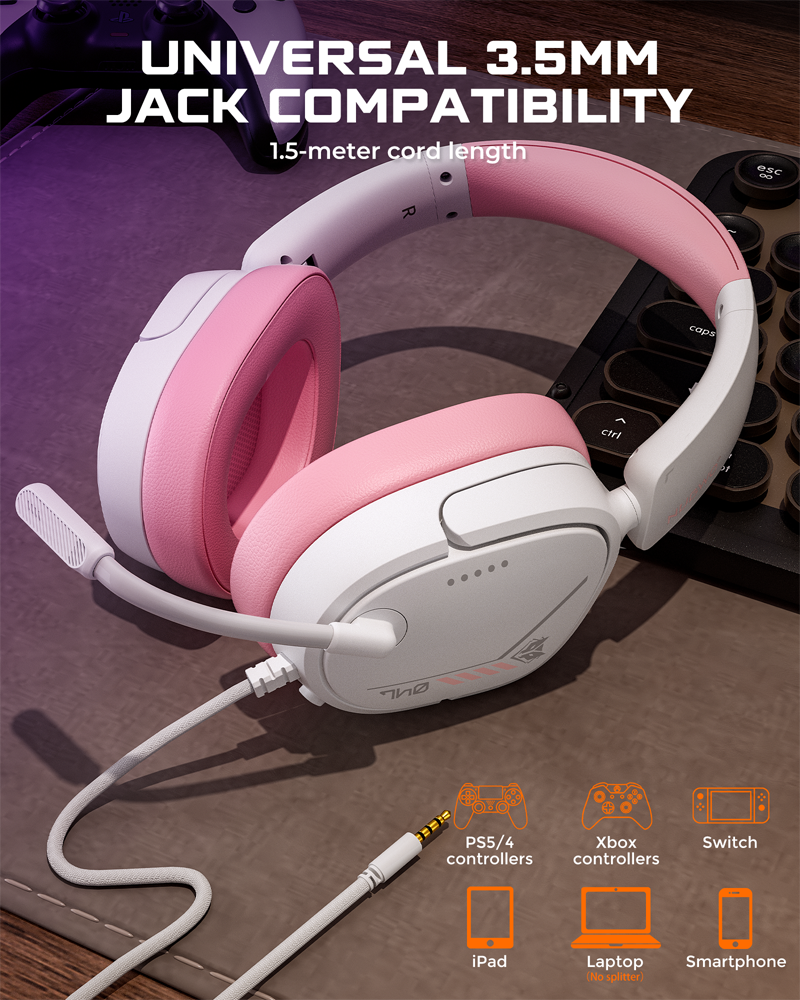 NUBWO HG04L Gaming Headset for - Gaming Headset Rgb recension och pris